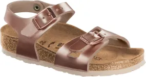 Birkenstock Rio Kids Girls Metallic Copper Sandal