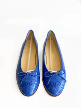 Chanel Patent Ballet Flats