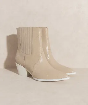 Dawn   Paneled Western Bootie