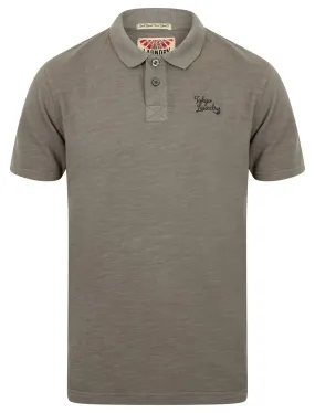 Don Slub Pique Cotton Polo Shirt In Eiffel Tower - Tokyo Laundry