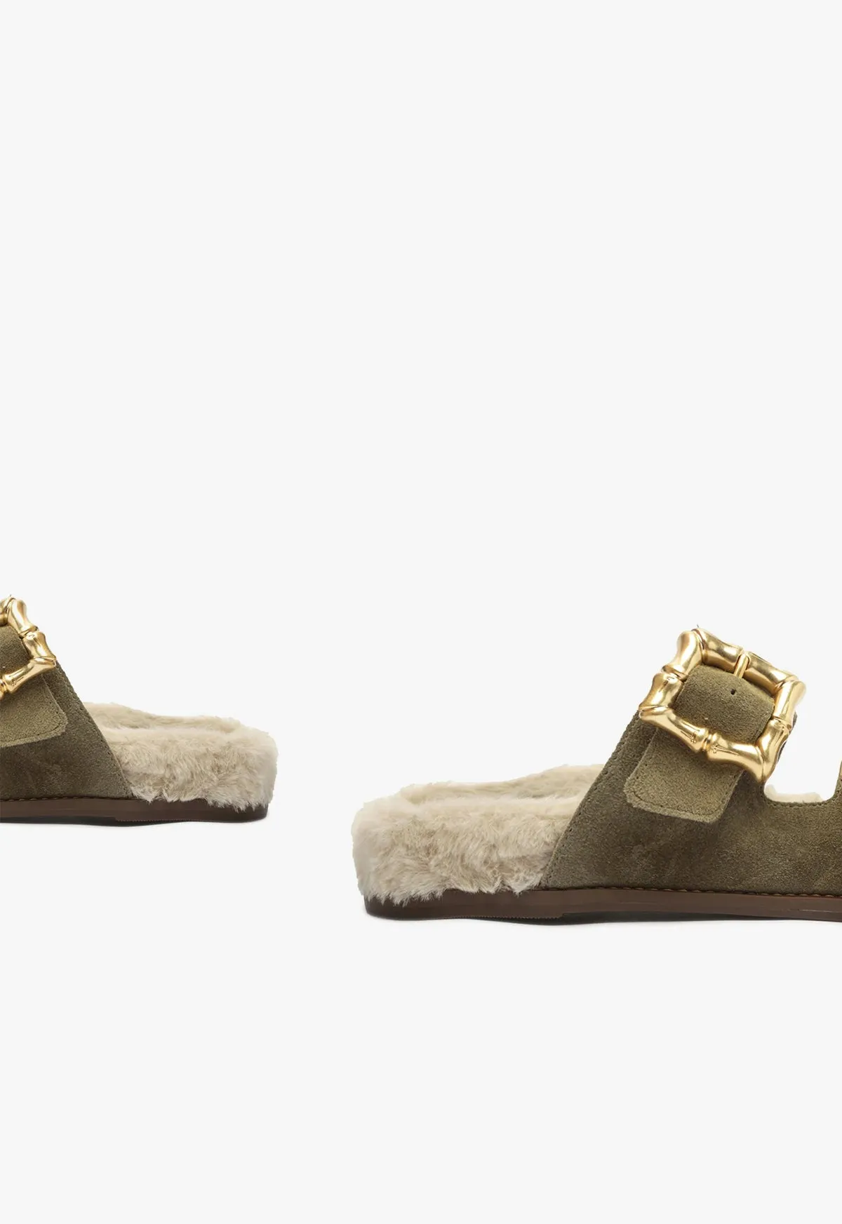 Enola Weekend Sporty Cow Suede Sandal