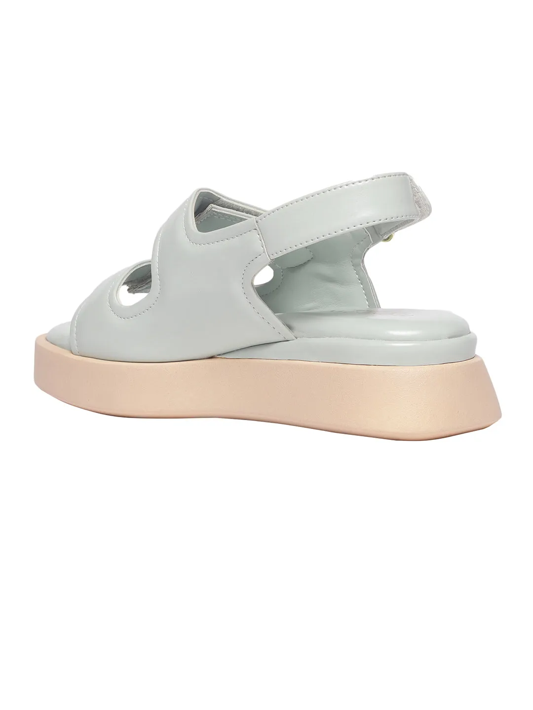 Eudora Green Flatform Heels