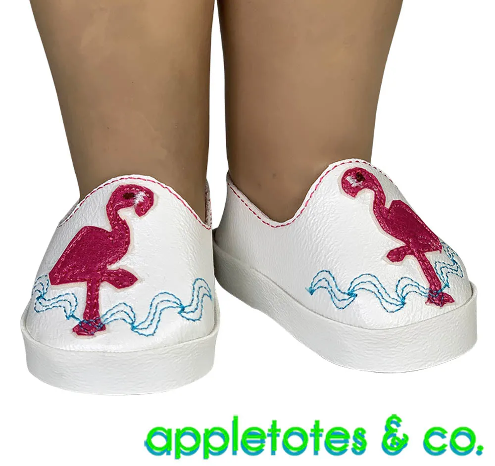 Flamingo Flats ITH Embroidery Patterns for 18 Inch Dolls