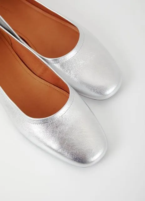 JOLIN BALLERINA | SILVER METALLIC