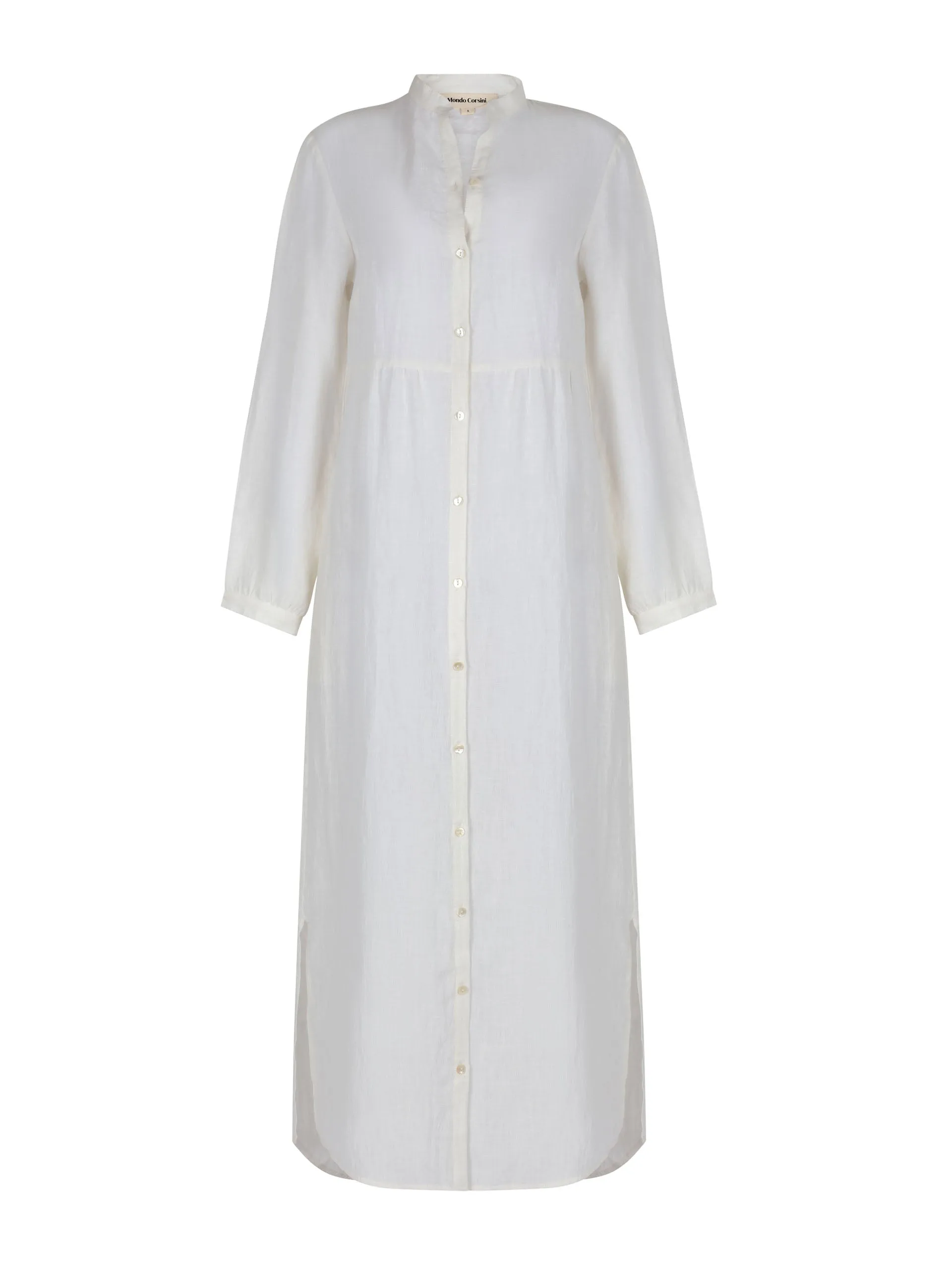 Matilde panna linen dress