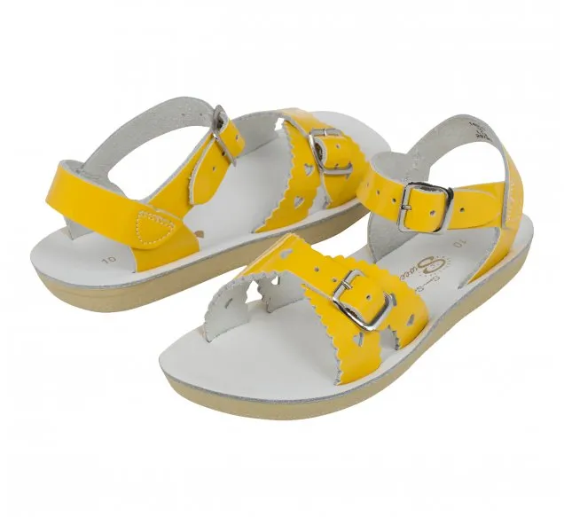 Saltwater Sweetheart Sandal Child Shiny Yellow