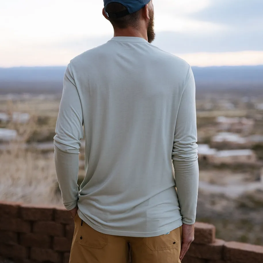 Sendero Provisions Yucatan Bamboo Long Sleeve Tech Shirt in Flats Green